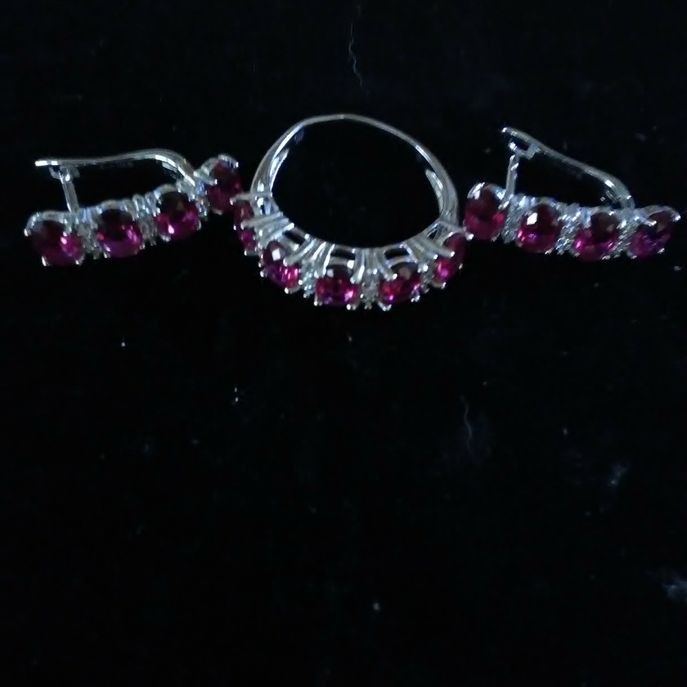 NWOT. Ring and matching earrings.